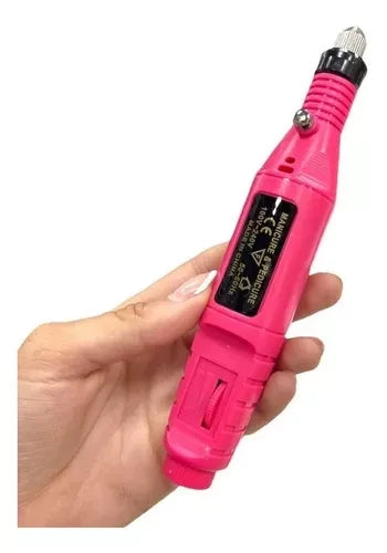 KIT PULIDOR DE UÑAS ELECTRICO RECARGABLE