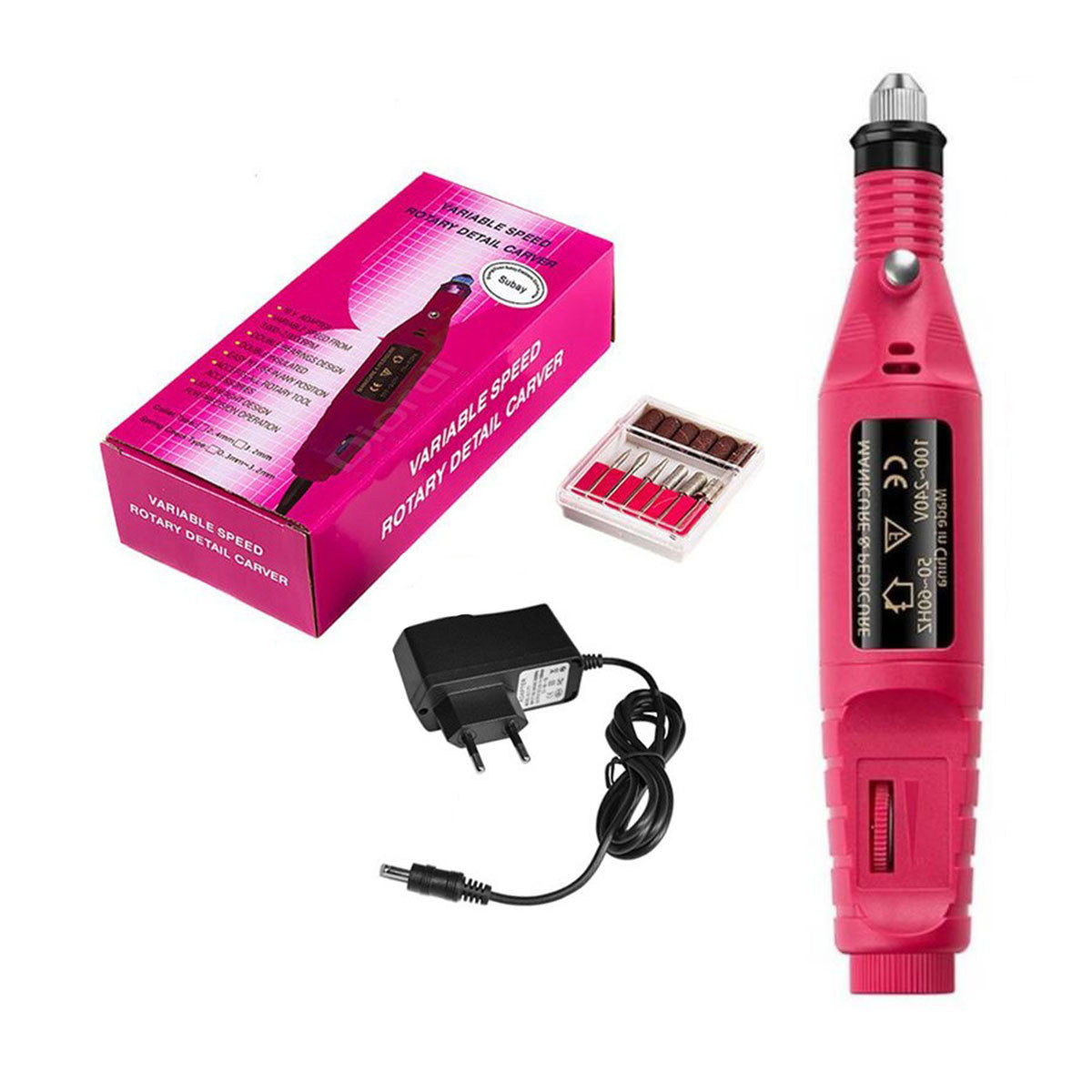 Pulidor Uñas Portatil mas Brocas