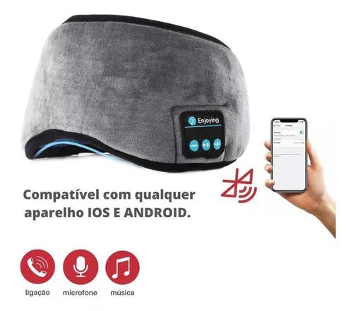 Máscara para dormir con auriculares Bluetooth