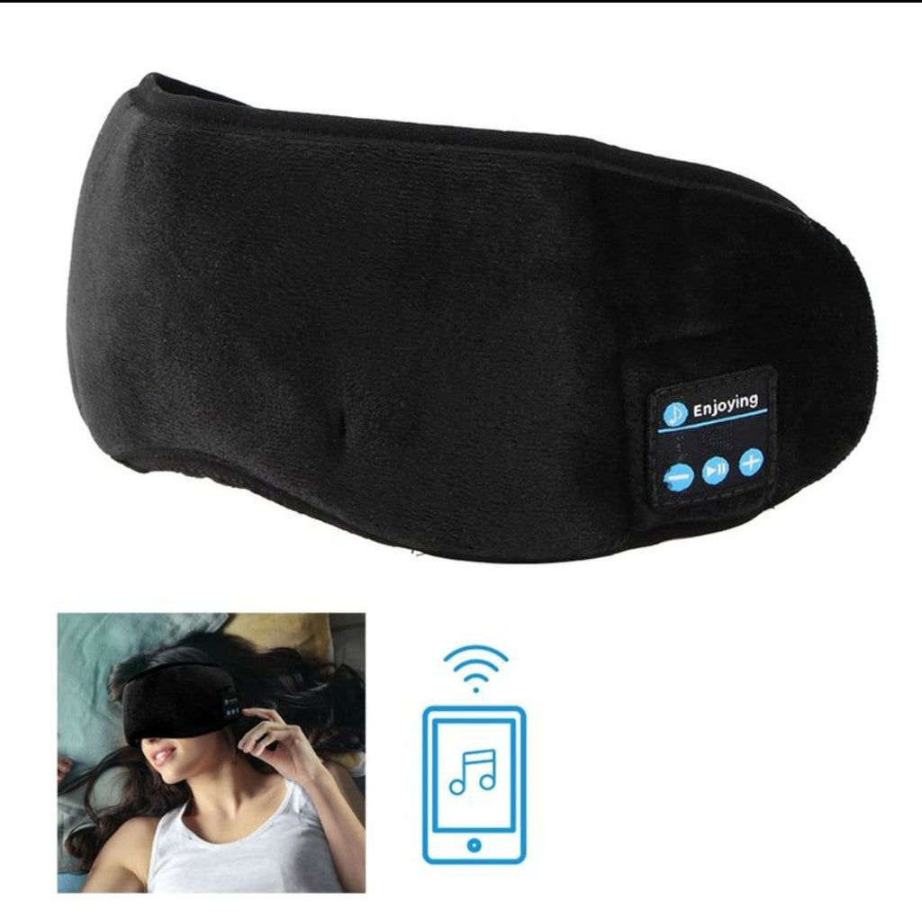 Máscara para dormir con auriculares Bluetooth