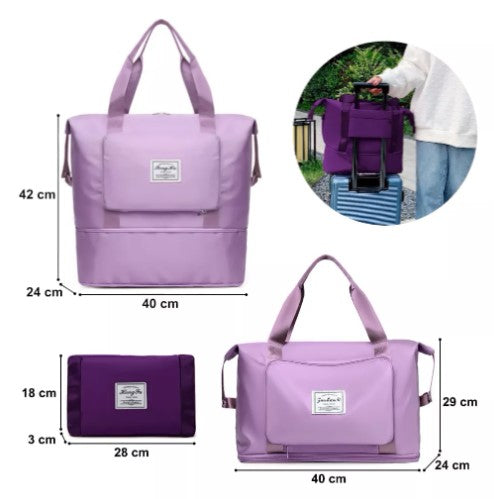 Bolso Plegable Morado