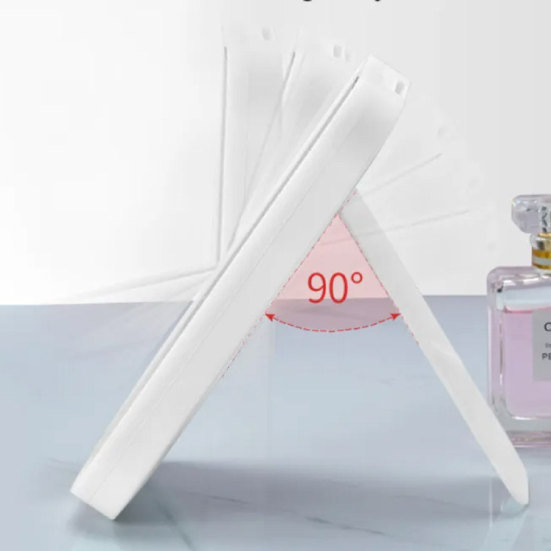 Mini Espejo Iluminado Tactil Luz Led