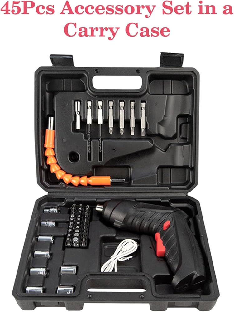 kit Destornillador Inalámbrico 47 piezas