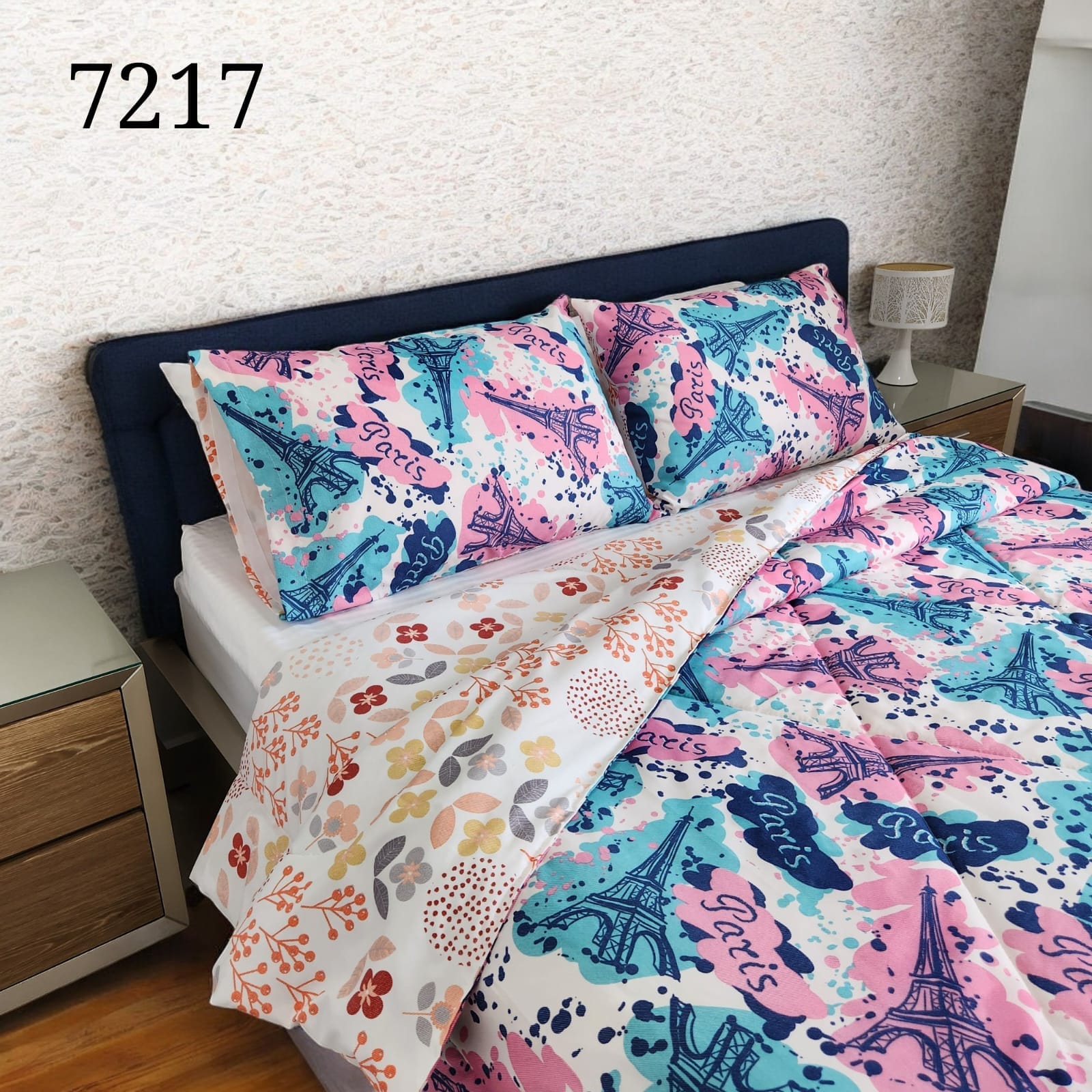 Edredón cubrelecho doble faz cama doble