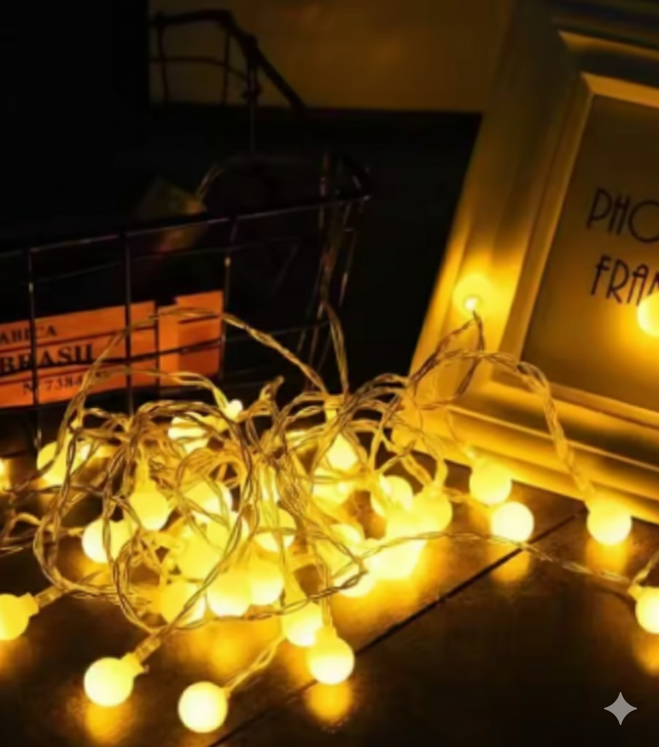 Tira Luces LED Navidad Decorativas 6M 40