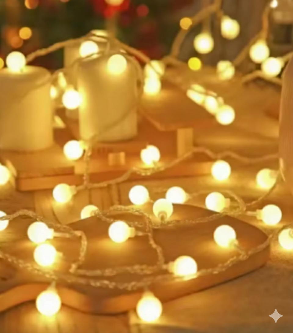 Tira Luces LED Navidad Decorativas 6M 40