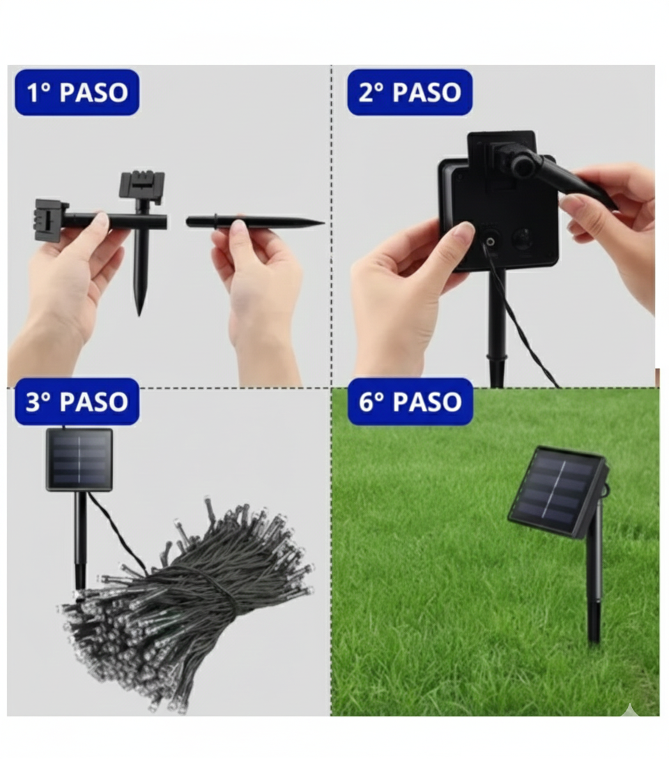 Tira Luces LED Navidad Decorativas 6M 40